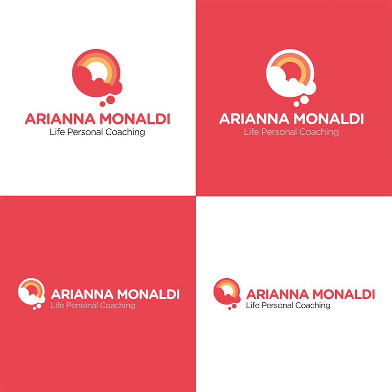 logo Arianna Monaldi personal life coaching - versioni