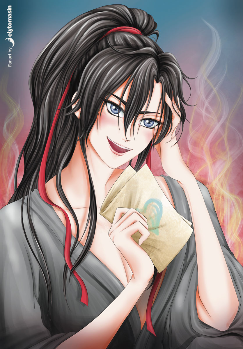 Wei Ying lettera di compleanno illustrazione fanart