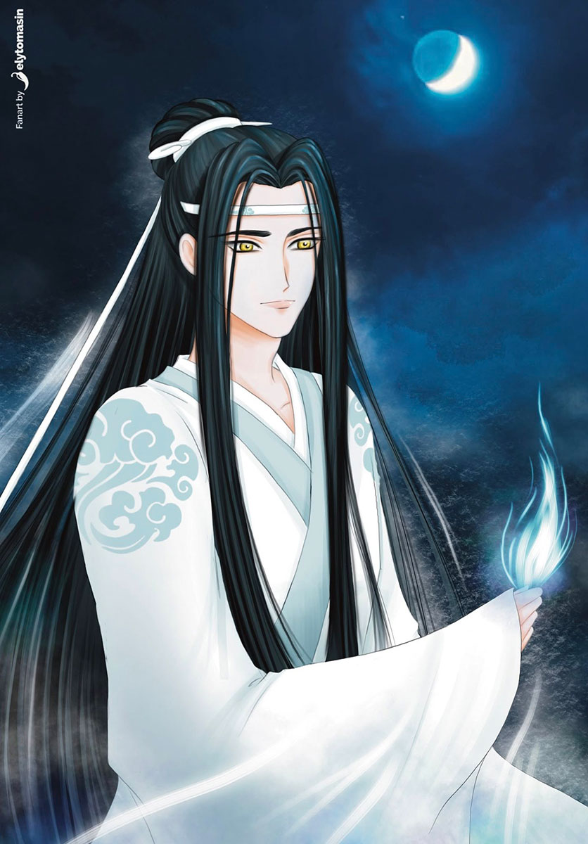 Lan Zhan illustrazione fanart