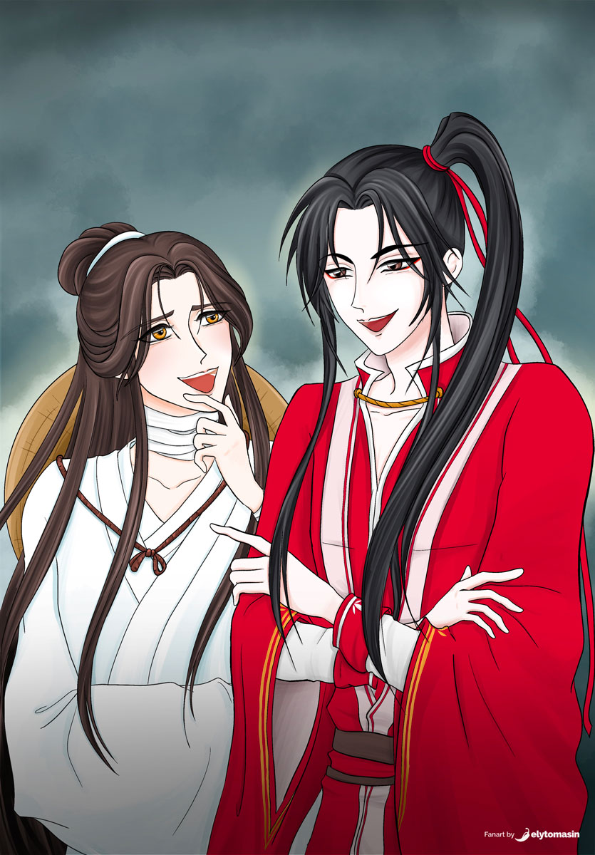 Xie Lian e San Lang illustrazione