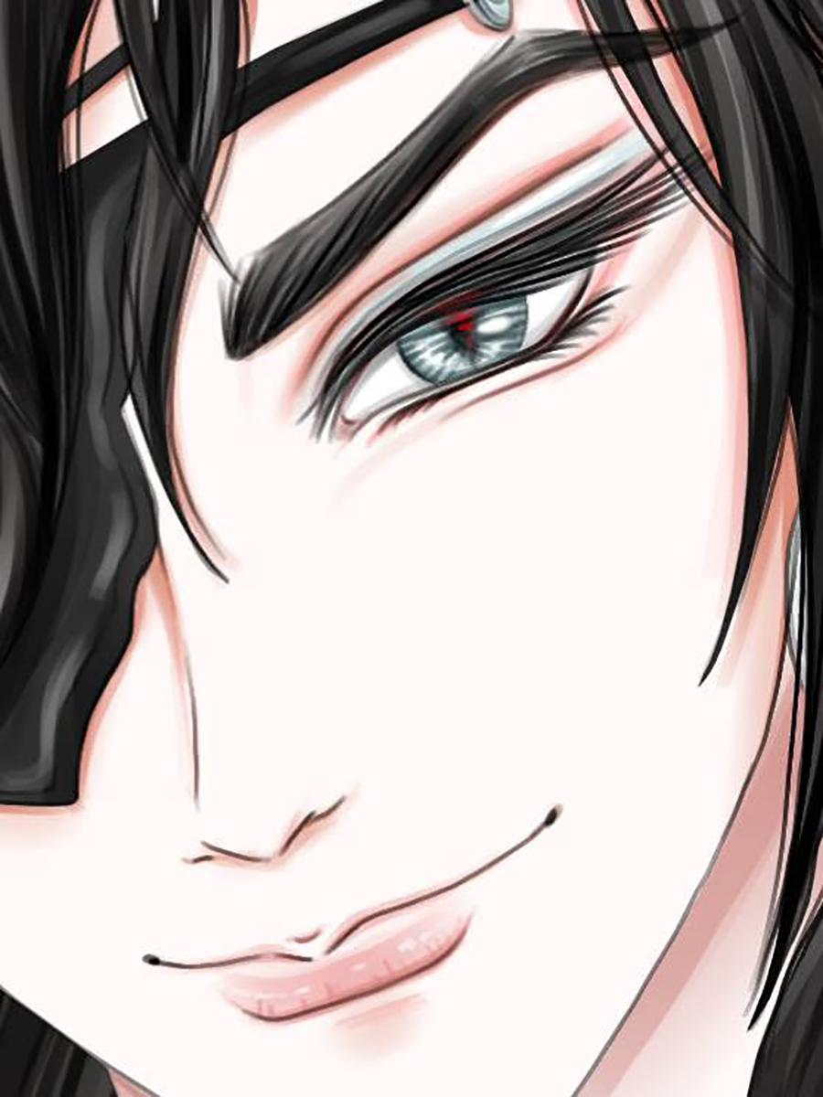 HuaCheng fanart dadi dettaglio occhio